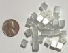 30 6mm White Fiber Optic Cubes